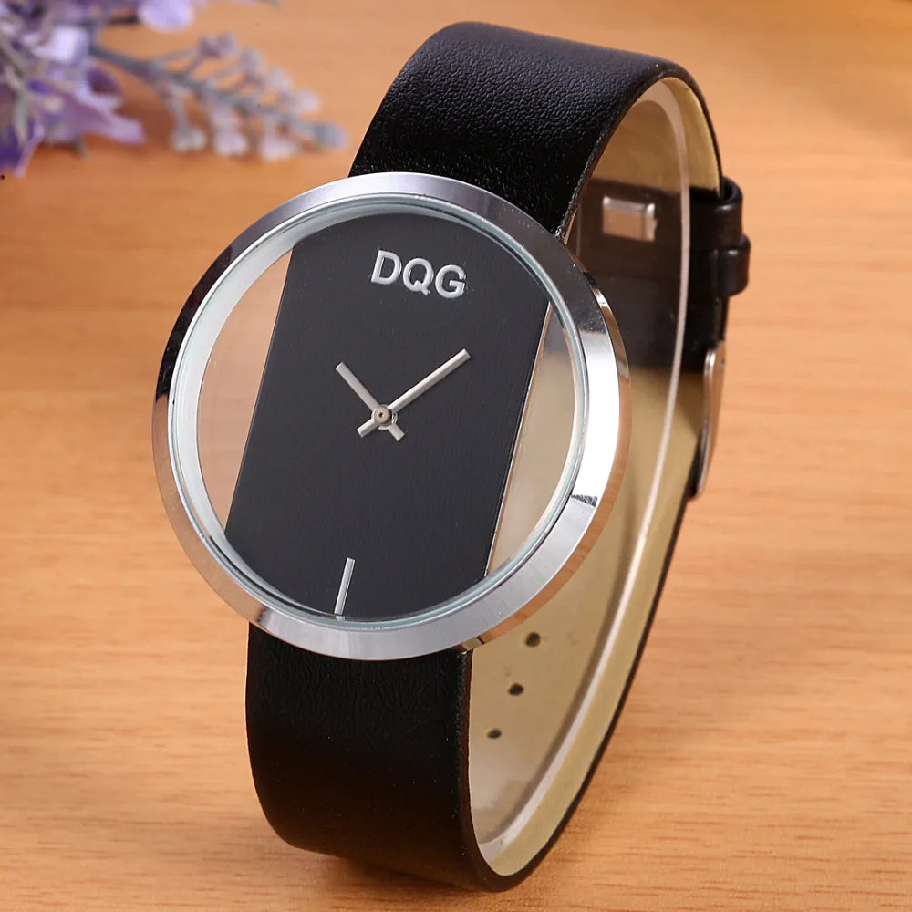 Women Watches 2025 Luxury Transparent Elegant Casual Quartz Watch Women Strap Relogios Feminino Ladies Wrist Watch Red Clock Hot