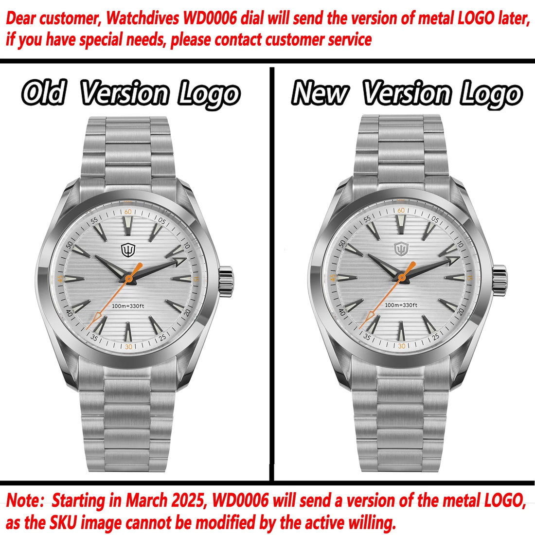 Watchdives WD0006 Watch VH31 Sweep Second Movement Domed Sapphire Crystal BGW9 Luminous 10Bar Waterproof 38mm Vintage Watches