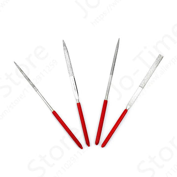 Watch Repair Tool Diamond File Wear Watch Accessories  4pcs Files Of Different Shapes