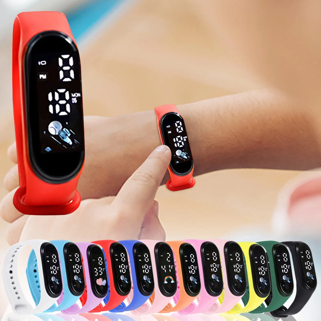 Watch For Kids Children'S Sports Watch Outdoor Bracelet Electronic Watch Children'S Bracelet Kids Waterproof Watch Kids Watch